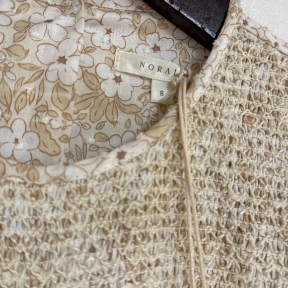 Noralee Daphne Dress Spring Fields Floral Smocked Puff Sleeve Dress Size 8Y NWT - Picture 4 of 15